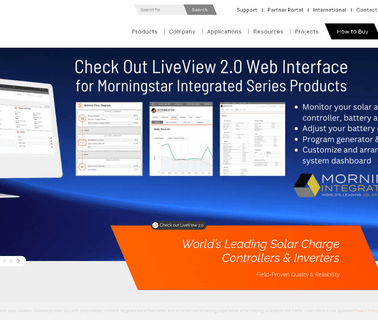 Morningstar Solar Controllers and Inverters for Off solar grid