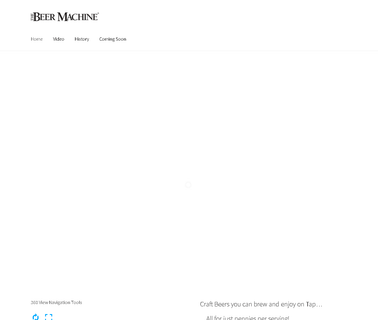 The Beer Machine & Reg Homepage beer plastic