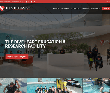 Diveheart Foundation scuba training