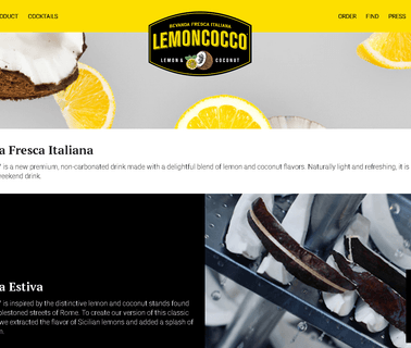 Lemoncocco carbonated beverages