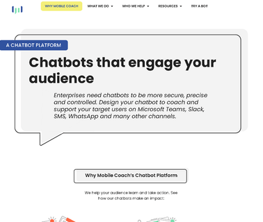 Mobile Coach; Enterprise Chatbot Authoring our innovative