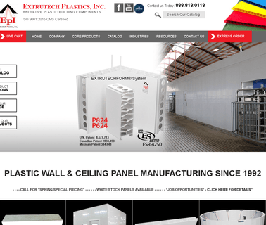 Extrutech Plastics wall doors