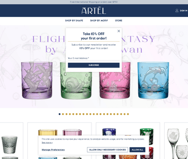 Home - Artel Glass art crystal