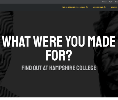 Hampshire College education usa