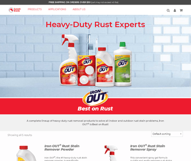 Iron Out chemical treatment systems