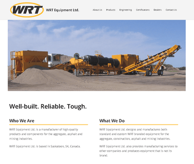 Wrt Equipment asphalt production and paving