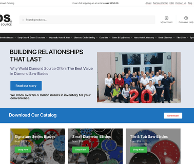 World Diamond Source blades polishing