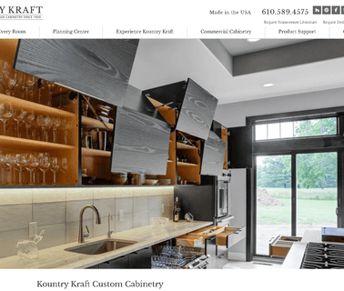 Kountry Kraft Kitchens casework manufacturers