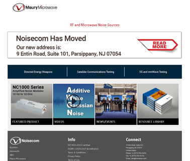 Boonton, Noisecom and Wireless Telecom Group broadband modem wireless