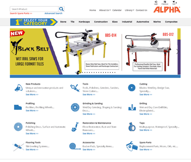 Alpha Professional Tools blades stone