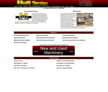 Hall Industrial Services - Wichita Kansas New and Used Machinery forklift