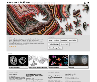 Nervous System technology designs
