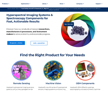 Headwall Photonics tools consulting