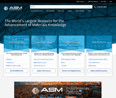 Asm International technical materials