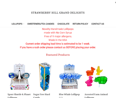 Strawberry Hill Grand Delights strawberry chocolate