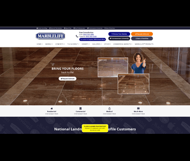 Marblelife, Marble Polishing, Gra granite tiles