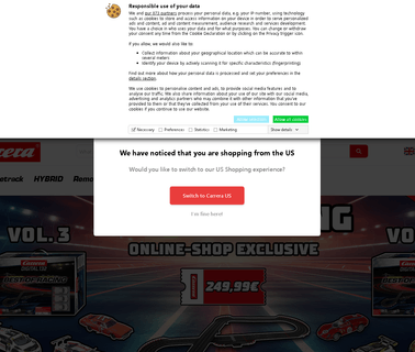 Carrera Of America wide battery