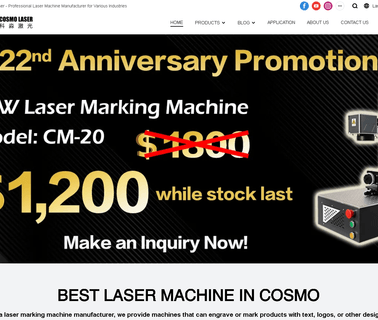 Guangzhou Cosmo Laser Equipment, Co. engraving machine cutting