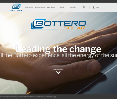 Bottero S flat machinery