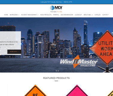 Mdi Traffic Control Products detroit equipment