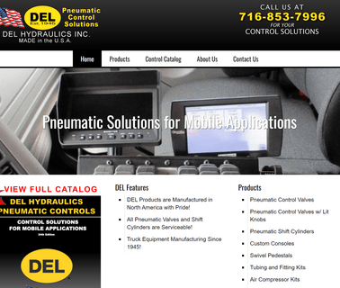 Del Hydraulics archery stabilizers