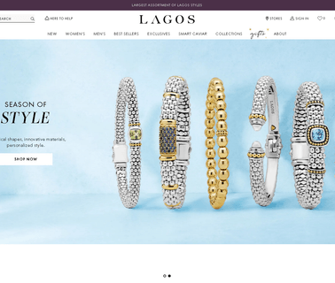 Lagos Designs gold sterling