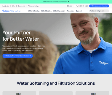 Culligan International residential water treatment systems