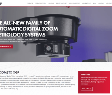 Optical Gaging Products, World and mobile