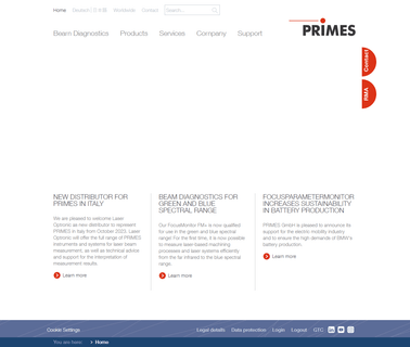 Primes Gmbh degree laser