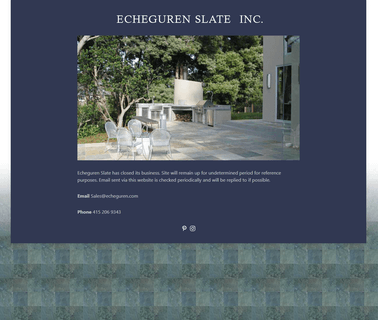 Echeguren Slate architectural style homes