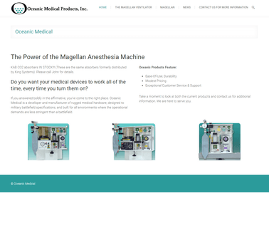 Oceanic Medical - Magellan Anesthesia Machines anesthesia equipment