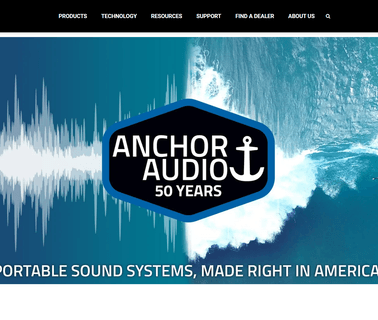 Anchor Audio Home Page audio page