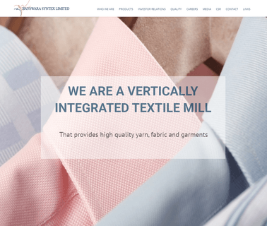 Banswara Syntex drape and pipe