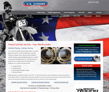 Us Chrome Corp Wi motorcycle chrome