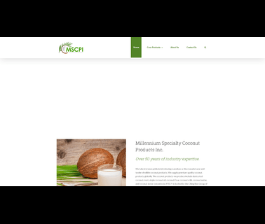 Millennium Specialty Coco Products technology behind