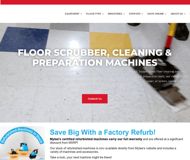 Square Scrub floor cleaner