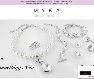 Myka Designs Inc. gold sterling