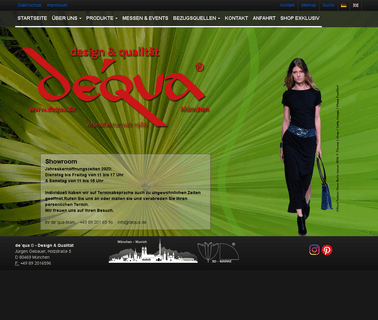 De´Qua Inh. Jürgen Gebauer Dipl.-Ing. designer leather