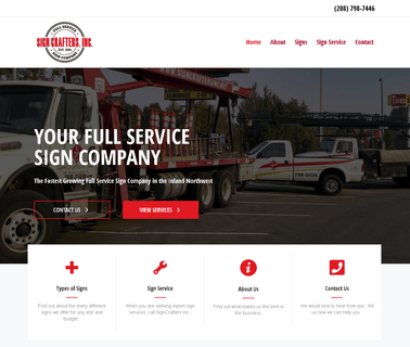 Sign Craftersorporated service installation
