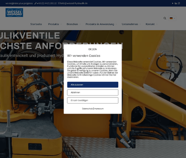Wessel Hydraulik unternehmen