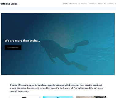 Breathe Ez Scuba and wet inflatable