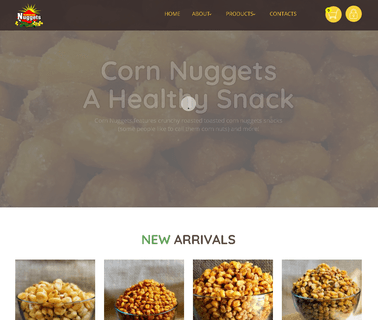 California Nuggets, Corn Nuggets; Ripon, Ca yellow corn flour