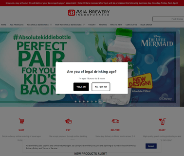 Asia Brewery Incorporated tea brewery