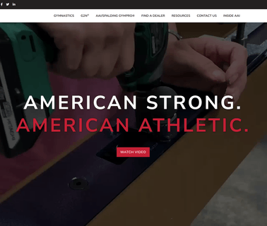 American Athletic frames floor
