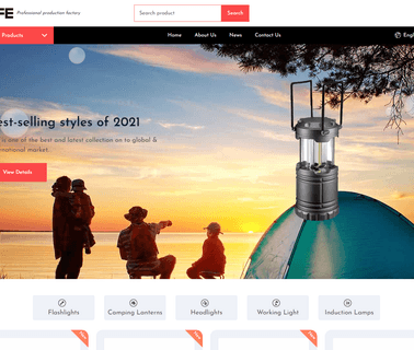 Ninghai Jufeng Electric Appliance flashlight working