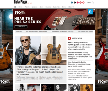 Guitar Player Magazine free online video