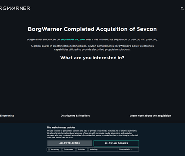 Sevcon Limited handling electronic