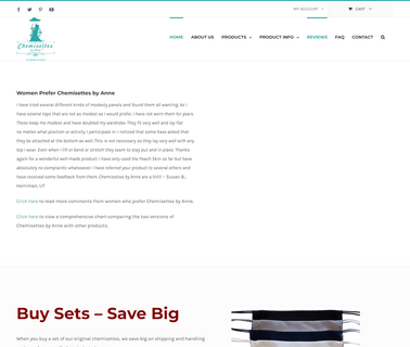 Chemisettes By Anne womens plus size