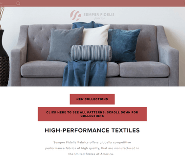 Semper Fidelis Fabrics woven upholstery fabrics