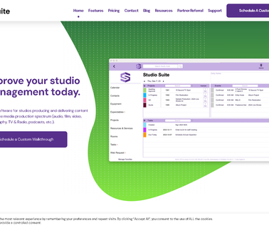 Studio Suite; Post and Production Management budgeting management